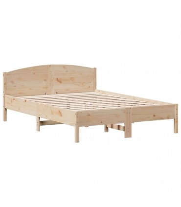 vidaXL Bed Frame without Mattress 150x200 cm Solid Wood Pine