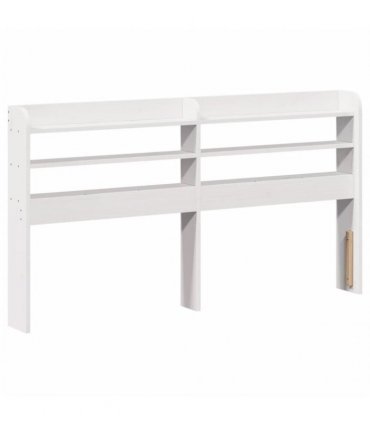 vidaXL Bed Frame without Mattress White 140x200 cm Solid Wood Pine