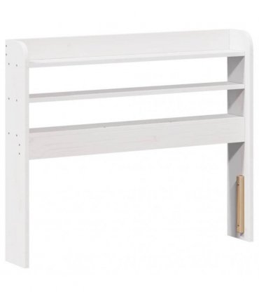 vidaXL Bed Frame without Mattress White 75x190 cm Solid Wood Pine