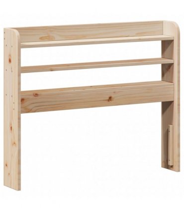 vidaXL Bed Frame with Headboard 90x190 cm Solid Wood Pine