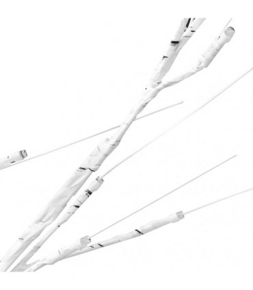 vidaXL Artificial Christmas Tree Warm White 96 LEDs 180 cm White Birch