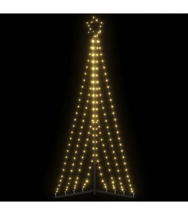 vidaXL LED Christmas Tree 339 LEDs Warm White 182 cm