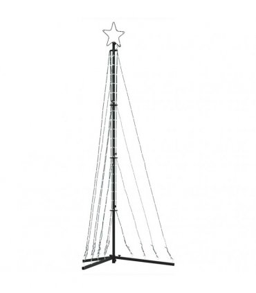 vidaXL LED Christmas Tree 339 LEDs Warm White 182 cm