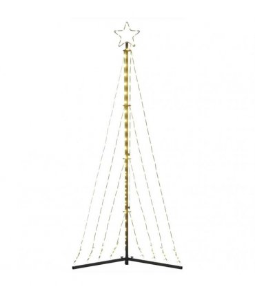 vidaXL LED Christmas Tree 339 LEDs Warm White 182 cm