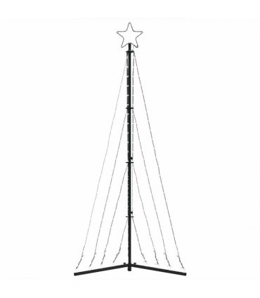 vidaXL LED Christmas Tree 339 LEDs Cold White 182 cm