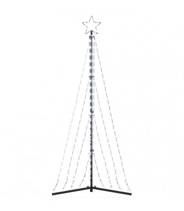 vidaXL LED Christmas Tree 339 LEDs Cold White 182 cm