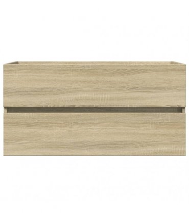 vidaXL 2 Piece Bathroom Furniture Set Ceramic and Engineered Wood