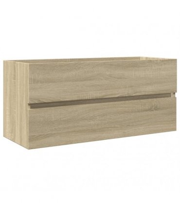 vidaXL 2 Piece Bathroom Furniture Set Ceramic and Engineered Wood