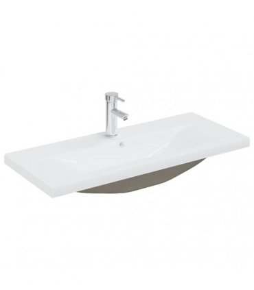 vidaXL 2 Piece Bathroom Furniture Set Ceramic and Engineered Wood