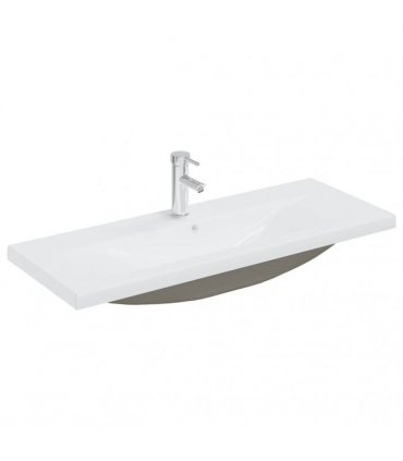 vidaXL 2 Piece Bathroom Furniture Set Ceramic and Engineered Wood