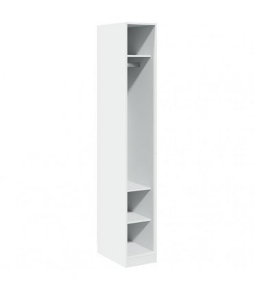 vidaXL Wardrobe White 30x50x200 cm Engineered Wood