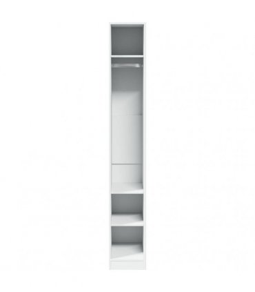 vidaXL Wardrobe White 30x50x200 cm Engineered Wood