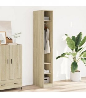 vidaXL Wardrobe Sonoma Oak 30x50x200 cm Engineered Wood