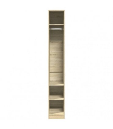 vidaXL Wardrobe Sonoma Oak 30x50x200 cm Engineered Wood