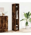 vidaXL Wardrobe Smoked Oak 30x50x200 cm Engineered Wood