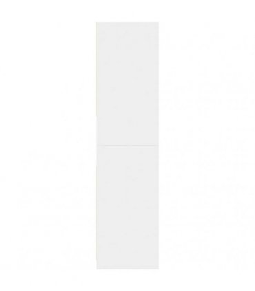 vidaXL Wardrobe White 80x50x200 cm Engineered Wood