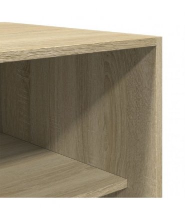 vidaXL Wardrobe Sonoma Oak 80x50x200 cm Engineered Wood