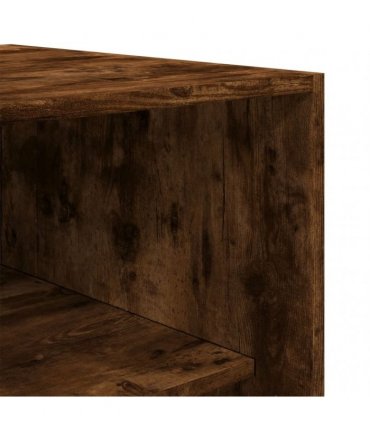 vidaXL Wardrobe Smoked Oak 80x50x200 cm Engineered Wood
