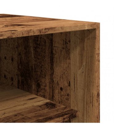 vidaXL Wardrobe Old Wood 80x50x200 cm Engineered Wood