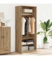 vidaXL Wardrobe Artisian Oak 80x50x200 cm Engineered Wood