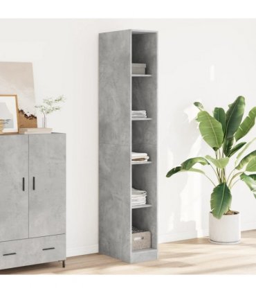 vidaXL Wardrobe Concrete Grey 30x50x200 cm Engineered Wood