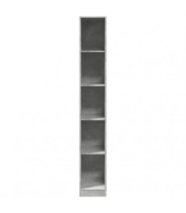 vidaXL Wardrobe Concrete Grey 30x50x200 cm Engineered Wood