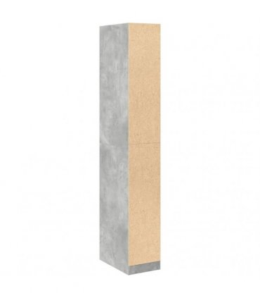 vidaXL Wardrobe Concrete Grey 30x50x200 cm Engineered Wood