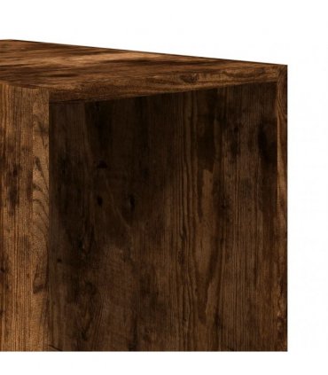 vidaXL Wardrobe Smoked Oak 30x50x200 cm Engineered Wood