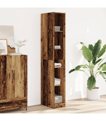 vidaXL Wardrobe Old Wood 30x50x200 cm Engineered Wood