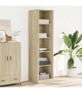 vidaXL Wardrobe Sonoma Oak 50x50x200 cm Engineered Wood