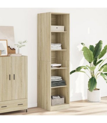 vidaXL Wardrobe Sonoma Oak 50x50x200 cm Engineered Wood