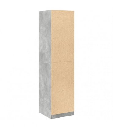 vidaXL Wardrobe Concrete Grey 50x50x200 cm Engineered Wood