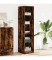 vidaXL Wardrobe Smoked Oak 50x50x200 cm Engineered Wood