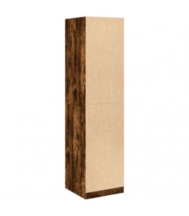 vidaXL Wardrobe Smoked Oak 50x50x200 cm Engineered Wood