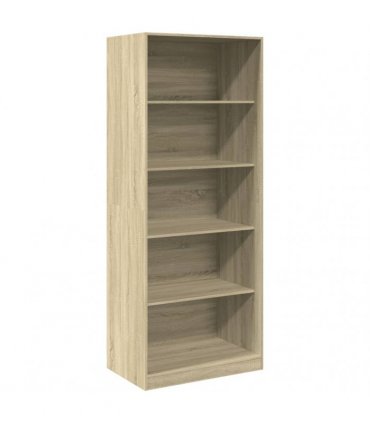 vidaXL Wardrobe Sonoma Oak 80x50x200 cm Engineered Wood