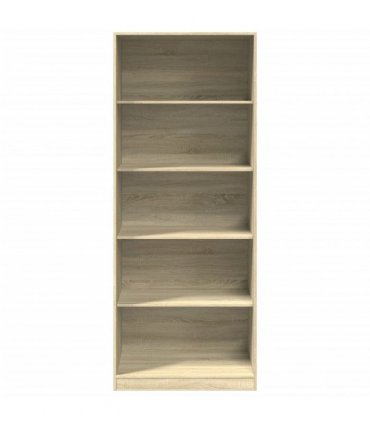 vidaXL Wardrobe Sonoma Oak 80x50x200 cm Engineered Wood