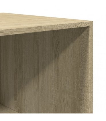 vidaXL Wardrobe Sonoma Oak 80x50x200 cm Engineered Wood
