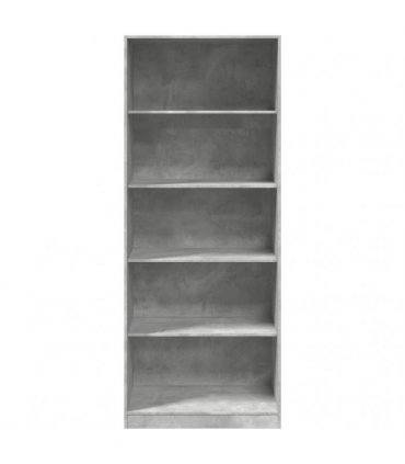 vidaXL Wardrobe Concrete Grey 80x50x200 cm Engineered Wood