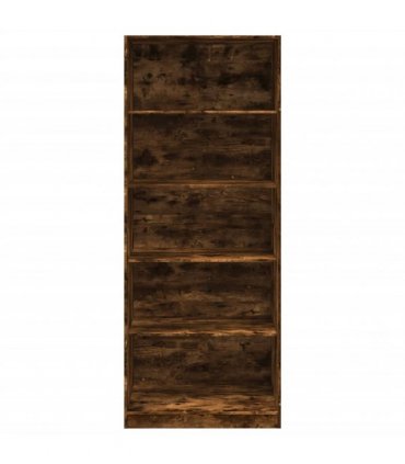 vidaXL Wardrobe Smoked Oak 80x50x200 cm Engineered Wood