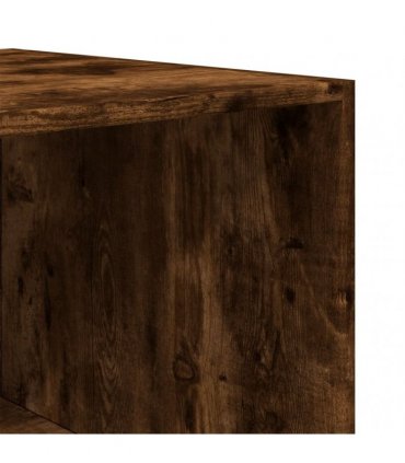 vidaXL Wardrobe Smoked Oak 80x50x200 cm Engineered Wood