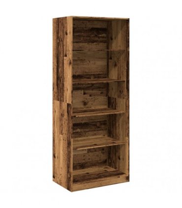 vidaXL Wardrobe Old Wood 80x50x200 cm Engineered Wood