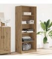 vidaXL Wardrobe Artisian Oak 80x50x200 cm Engineered Wood