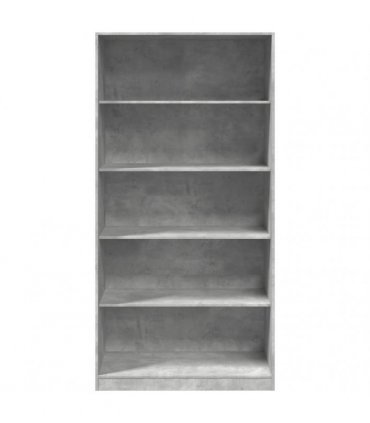 vidaXL Wardrobe Concrete Grey 100x50x200 cm Engineered Wood
