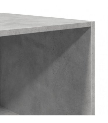 vidaXL Wardrobe Concrete Grey 100x50x200 cm Engineered Wood