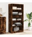 vidaXL Wardrobe Smoked Oak 100x50x200 cm Engineered Wood