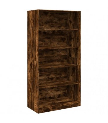 vidaXL Wardrobe Smoked Oak 100x50x200 cm Engineered Wood