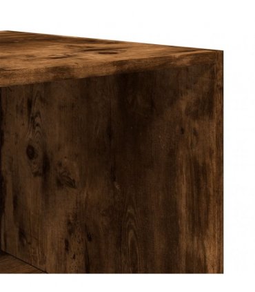 vidaXL Wardrobe Smoked Oak 100x50x200 cm Engineered Wood