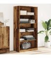 vidaXL Wardrobe Old Wood 100x50x200 cm Engineered Wood