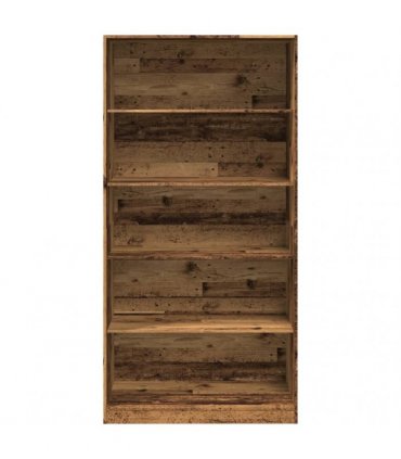 vidaXL Wardrobe Old Wood 100x50x200 cm Engineered Wood