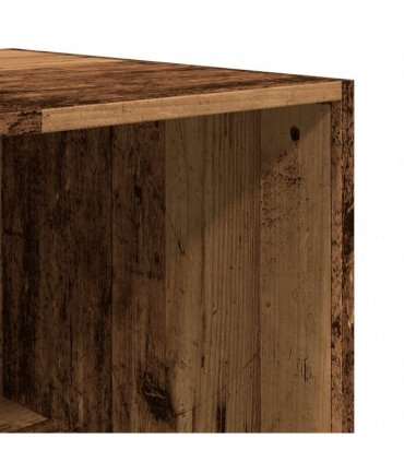 vidaXL Wardrobe Old Wood 100x50x200 cm Engineered Wood